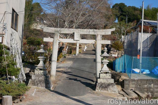 葦守八幡宮４　鳥居