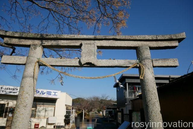 葦守八幡宮１　場所