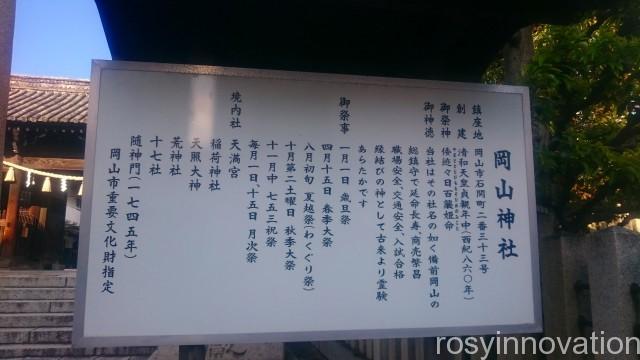 岡山神社１０　由来