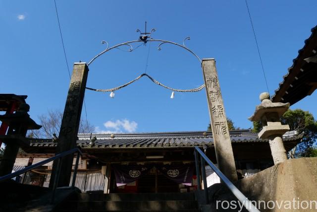 縣主神社６　おしゃれな門