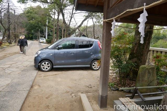 阿智神社２　駐車場