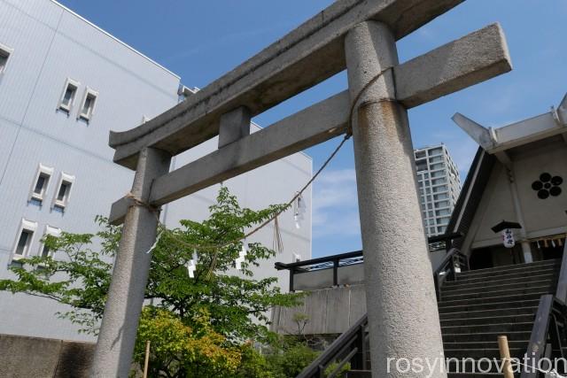 中野天満神社１　場所