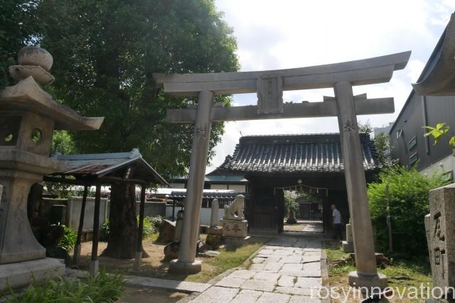 石門別神社 (1)場所