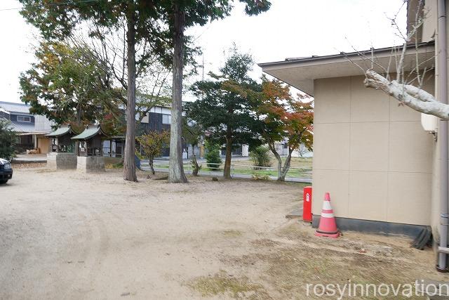 八日市八幡宮 (1)駐車場